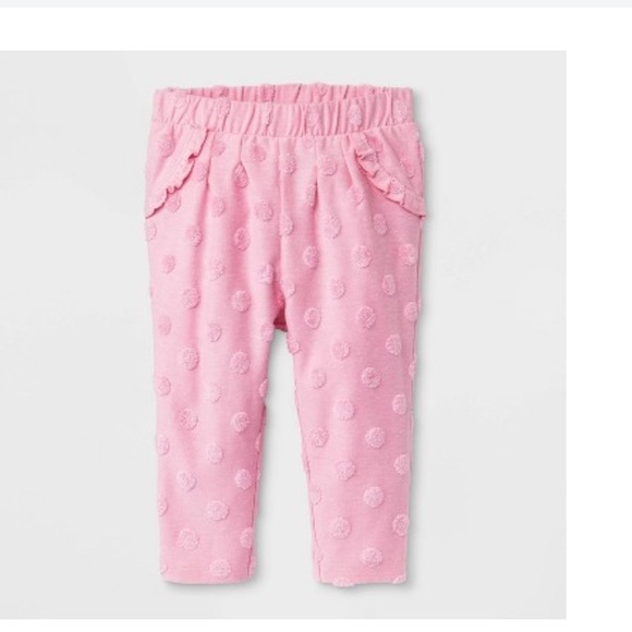 Carter/'s Girls/' Pull-On Joggers Pink with Hearts on Knees NWT sweatpants pants